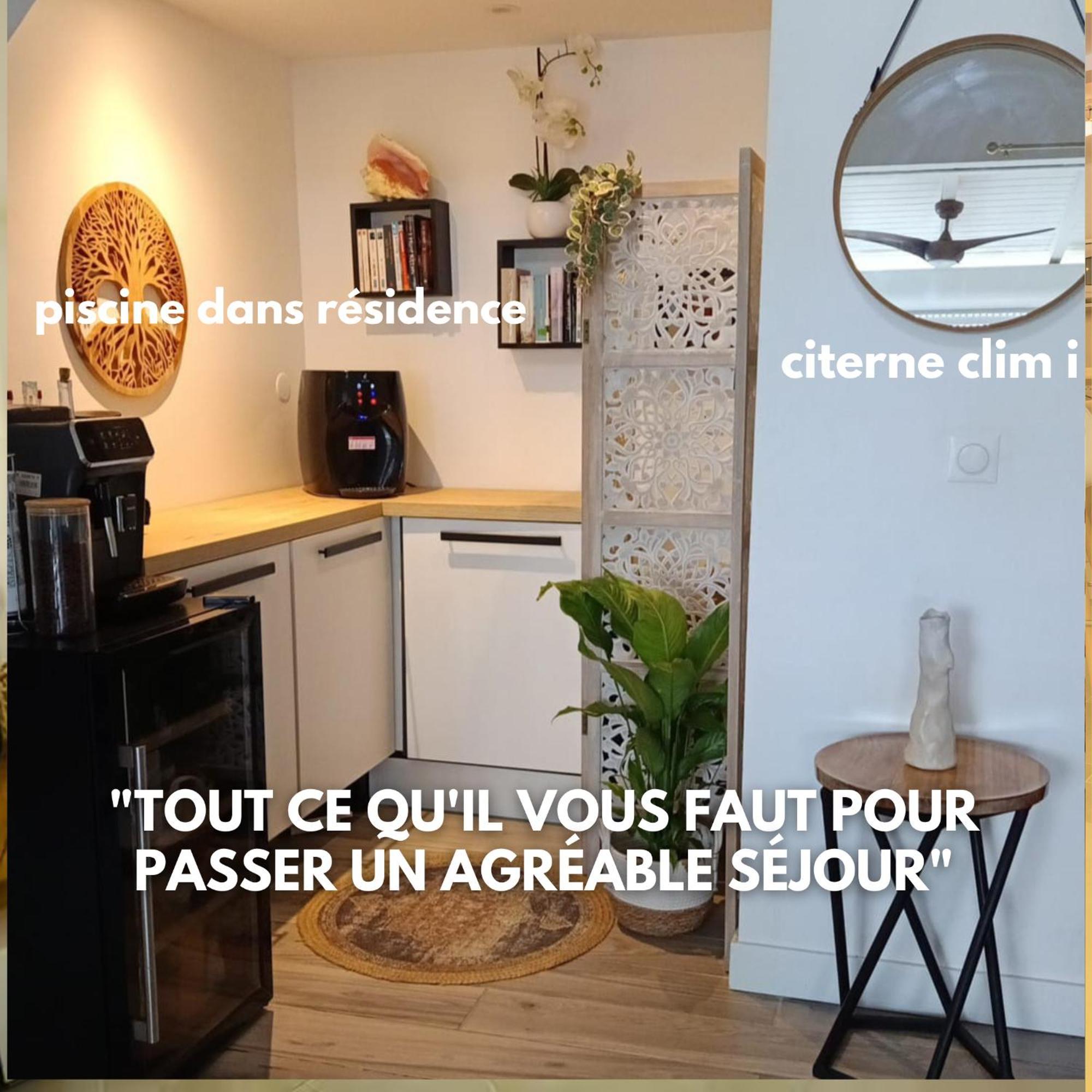 Casabeau Piscine Citerne Vue Mer Le Gosier  Eksteriør bilde